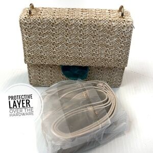 Summer purse Unbranded Stylish Woven Tan Bag NWOT